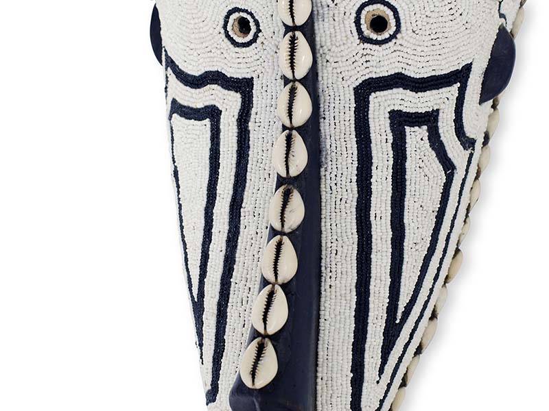 Beaded Fang Mask